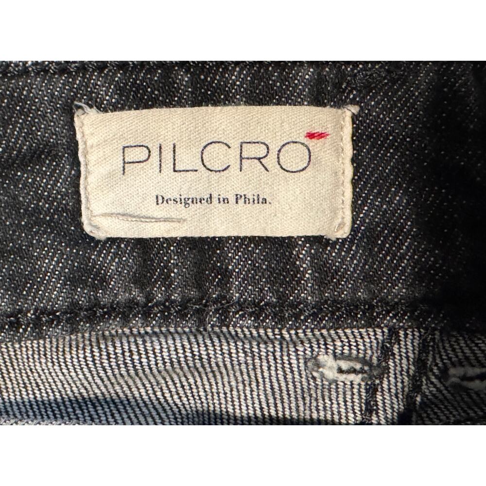 Pilcro Women’s Size 30 Black High Rise Slim Straight Leg Jeans - Picture 9 of 11
